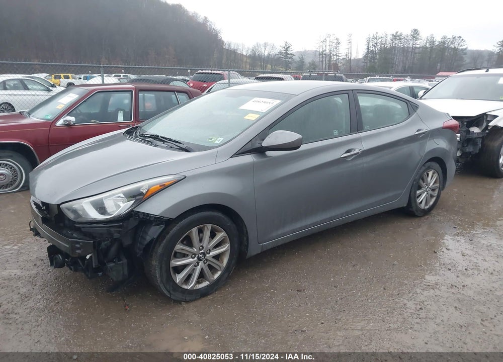 2014 HYUNDAI ELANTRA SE VIN: 5NPDH4AE1EH465764