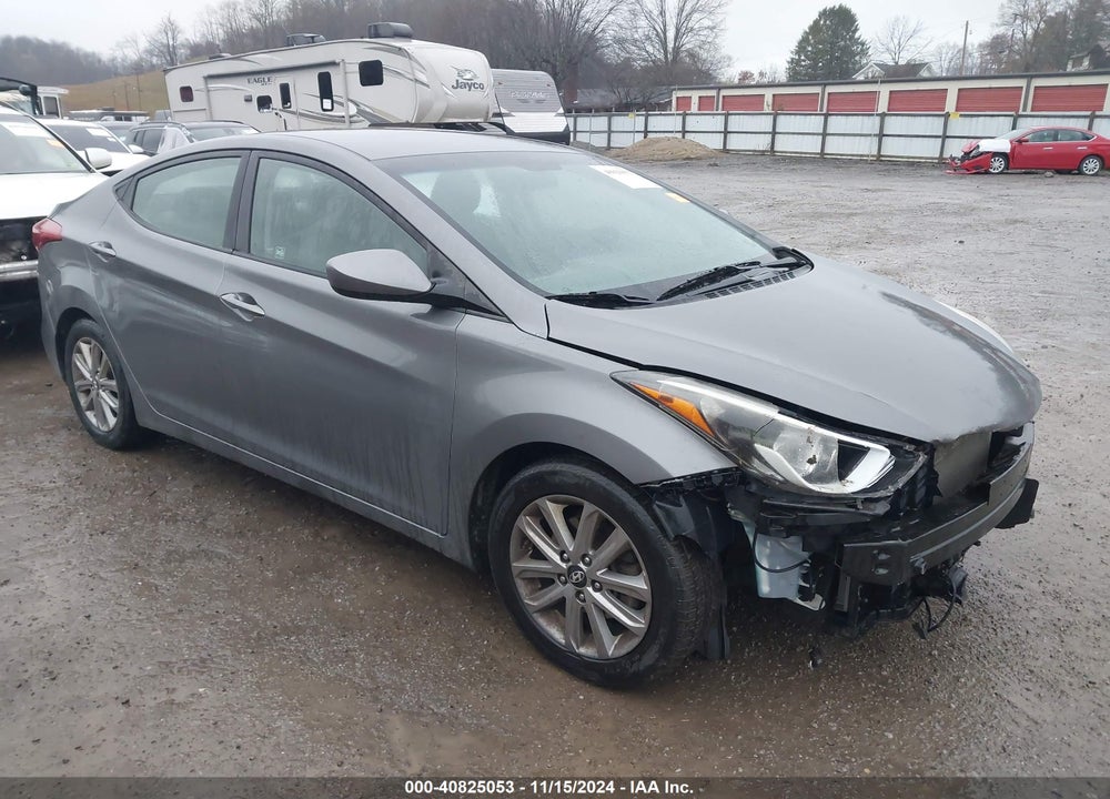 2014 HYUNDAI ELANTRA SE VIN: 5NPDH4AE1EH465764