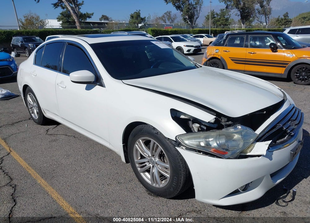 2012 INFINITI G25 JOURNEY VIN: JN1DV6AP5CM700016