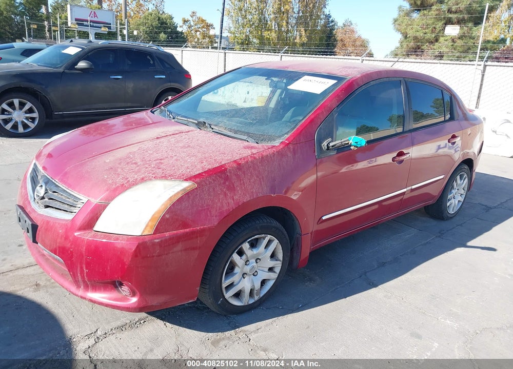 2012 NISSAN SENTRA 2.0 S VIN: 3N1AB6AP6CL690277