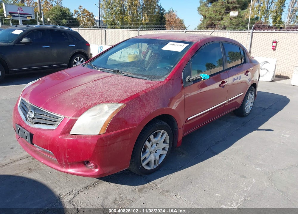 2012 NISSAN SENTRA 2.0 S VIN: 3N1AB6AP6CL690277