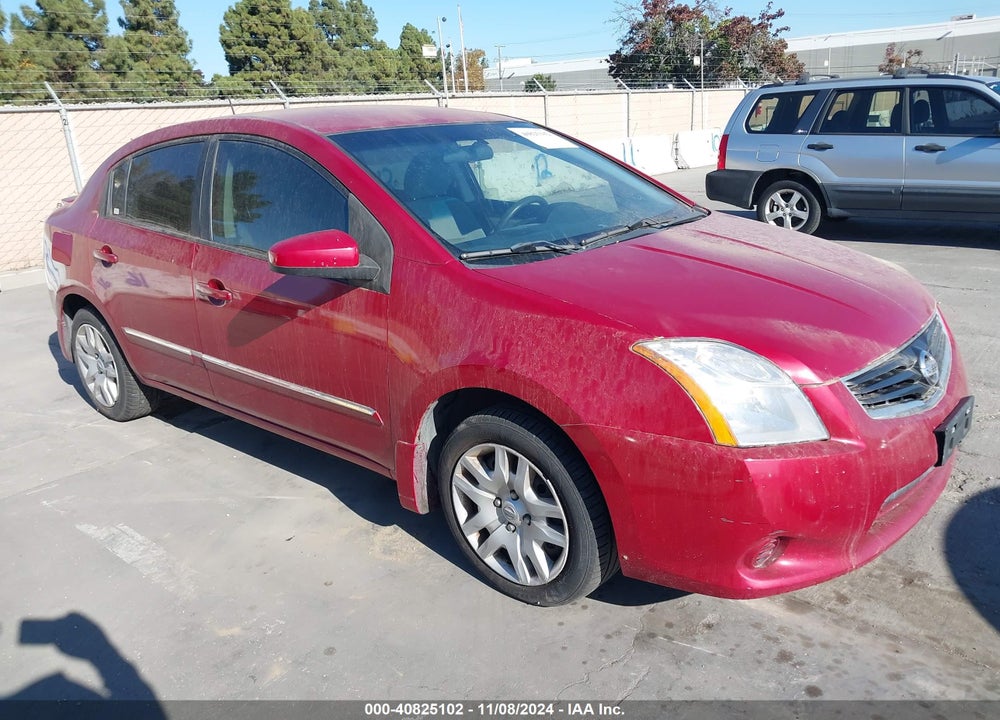 2012 NISSAN SENTRA 2.0 S VIN: 3N1AB6AP6CL690277