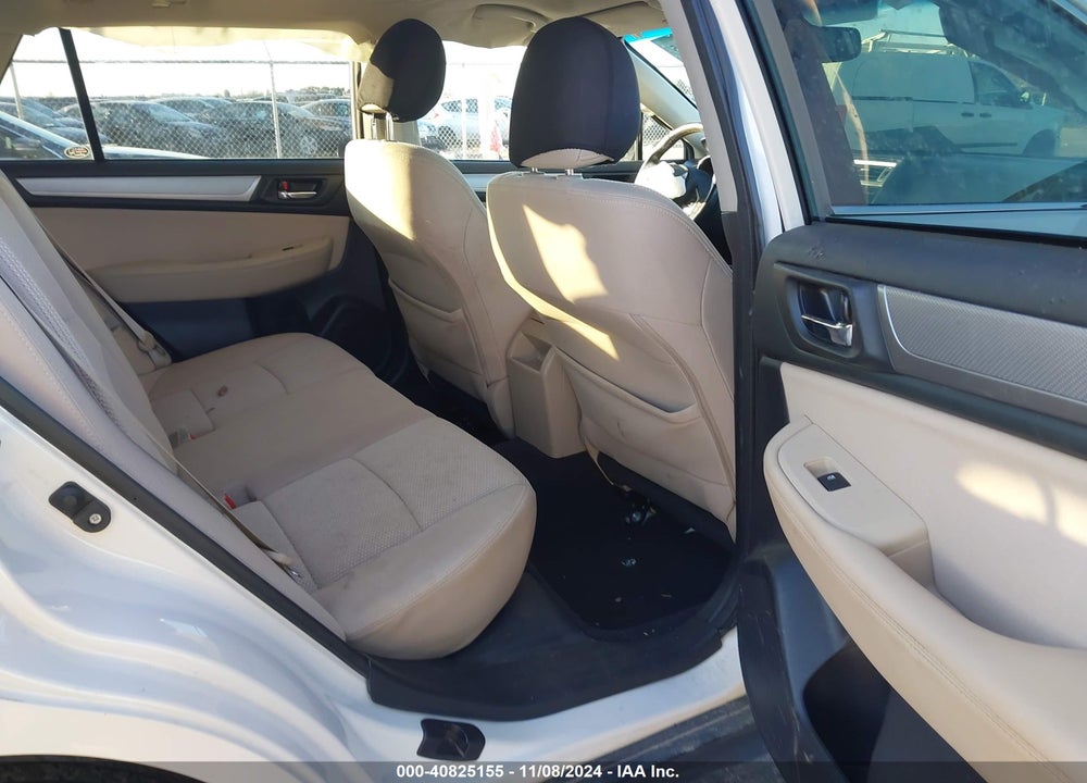 2017 SUBARU OUTBACK 2.5I PREMIUM VIN: 4S4BSADC6H3224618