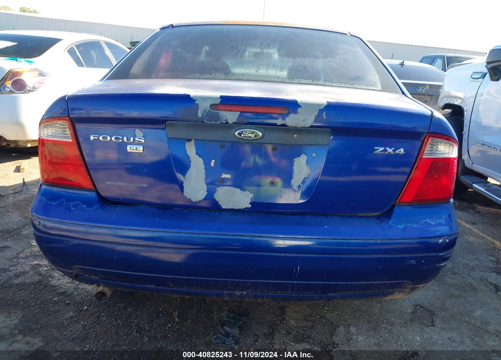 2006 FORD FOCUS VIN: 1FAFP34N06W225897