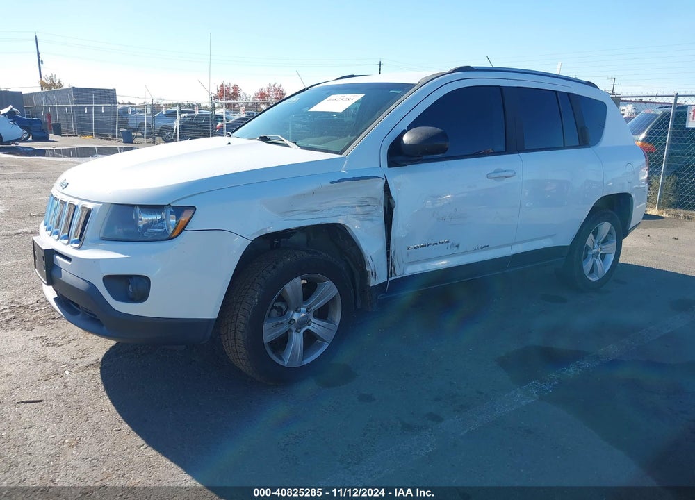 2016 JEEP COMPASS SPORT VIN: 1C4NJCBA5GD615687