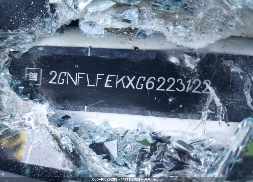 2016 CHEVROLET EQUINOX LT VIN: 2GNFLFEKXG6223122