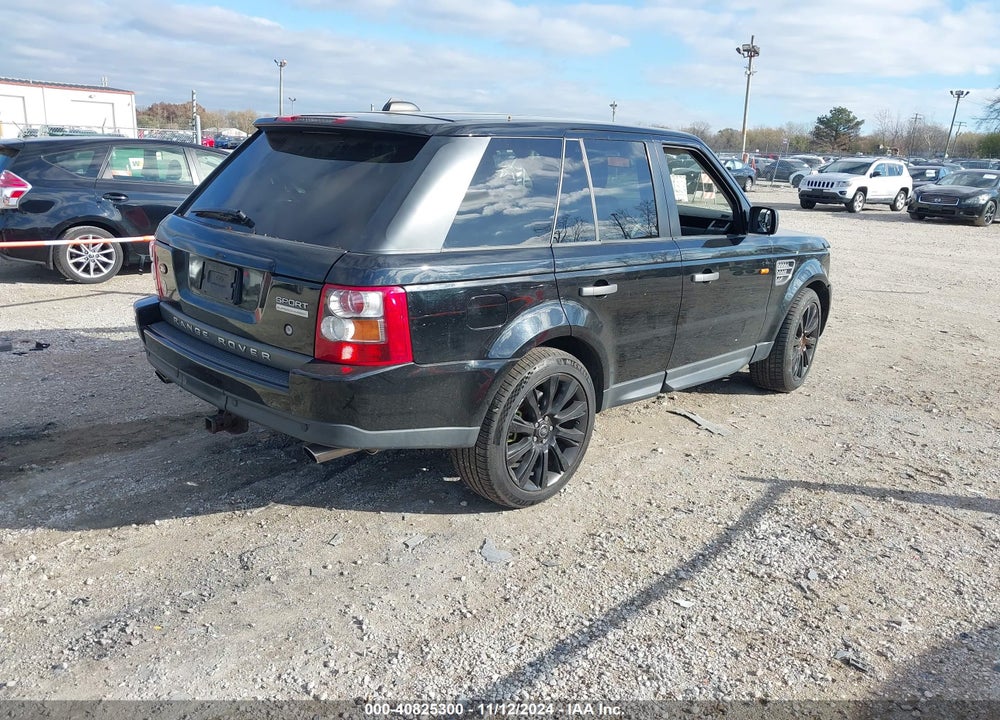 2008 LAND ROVER RANGE ROVER SPORT SUPERCHARGED VIN: SALSH23498A120857