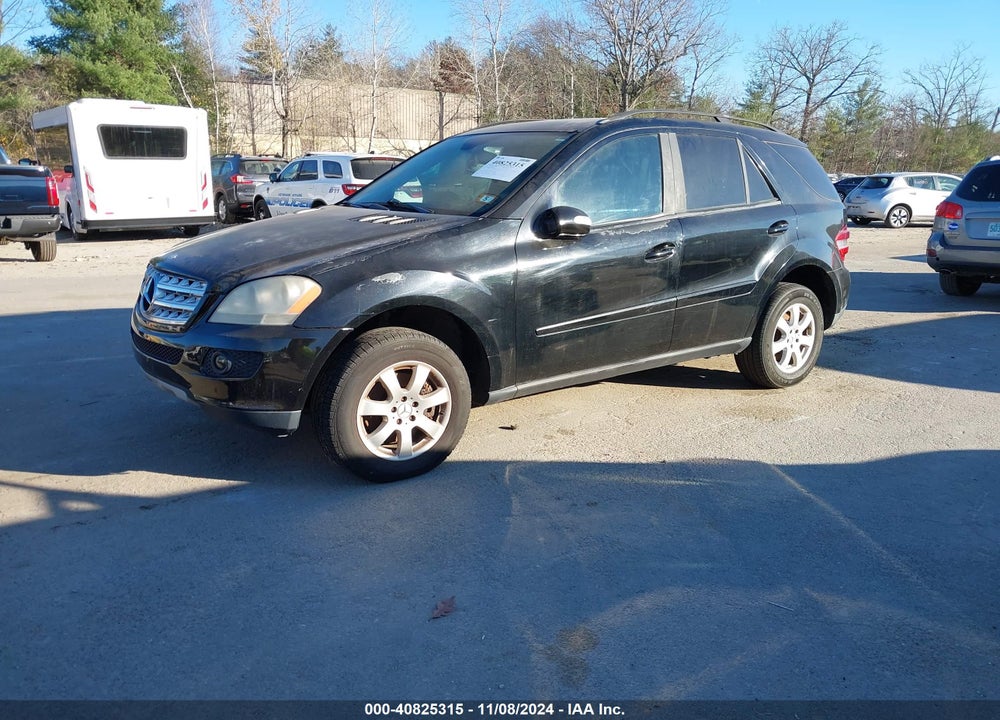 2007 MERCEDES-BENZ ML 350 4MATIC VIN: 4JGBB86E37A258596