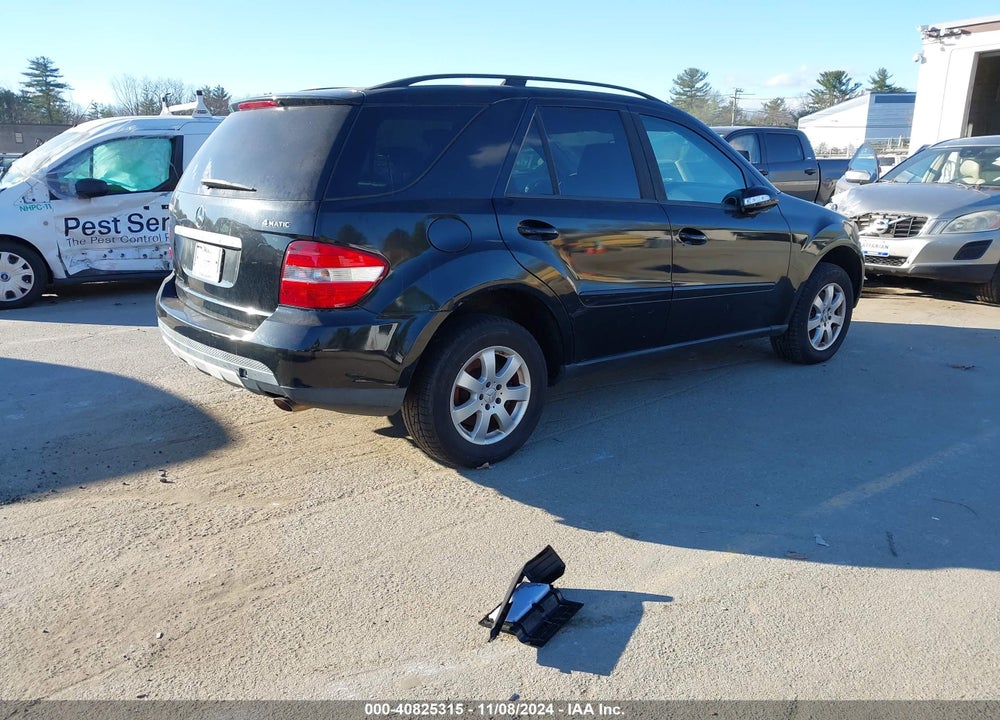 2007 MERCEDES-BENZ ML 350 4MATIC VIN: 4JGBB86E37A258596