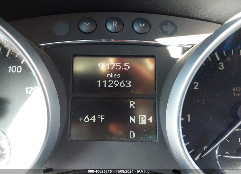 2007 MERCEDES-BENZ ML 350 4MATIC VIN: 4JGBB86E37A258596