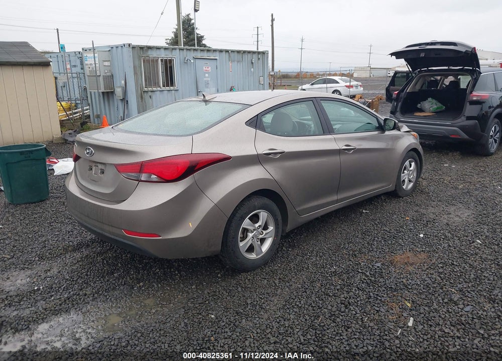2015 HYUNDAI ELANTRA SE VIN: 5NPDH4AE0FH556798