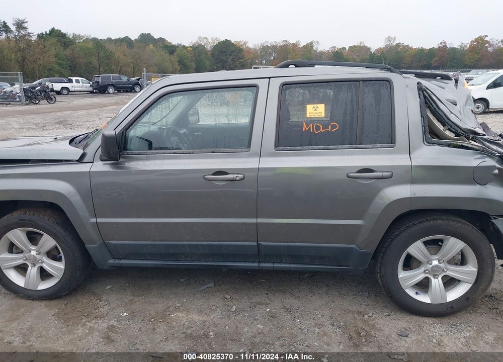 2012 JEEP PATRIOT LATITUDE VIN: 1C4NJPFA7CD623351