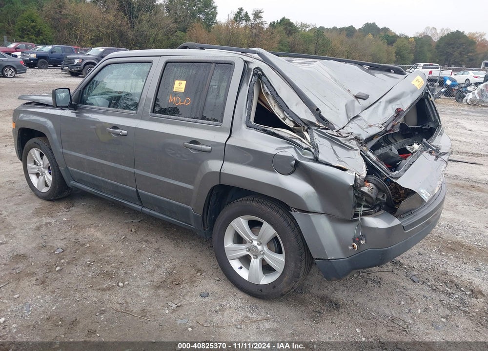 2012 JEEP PATRIOT LATITUDE VIN: 1C4NJPFA7CD623351