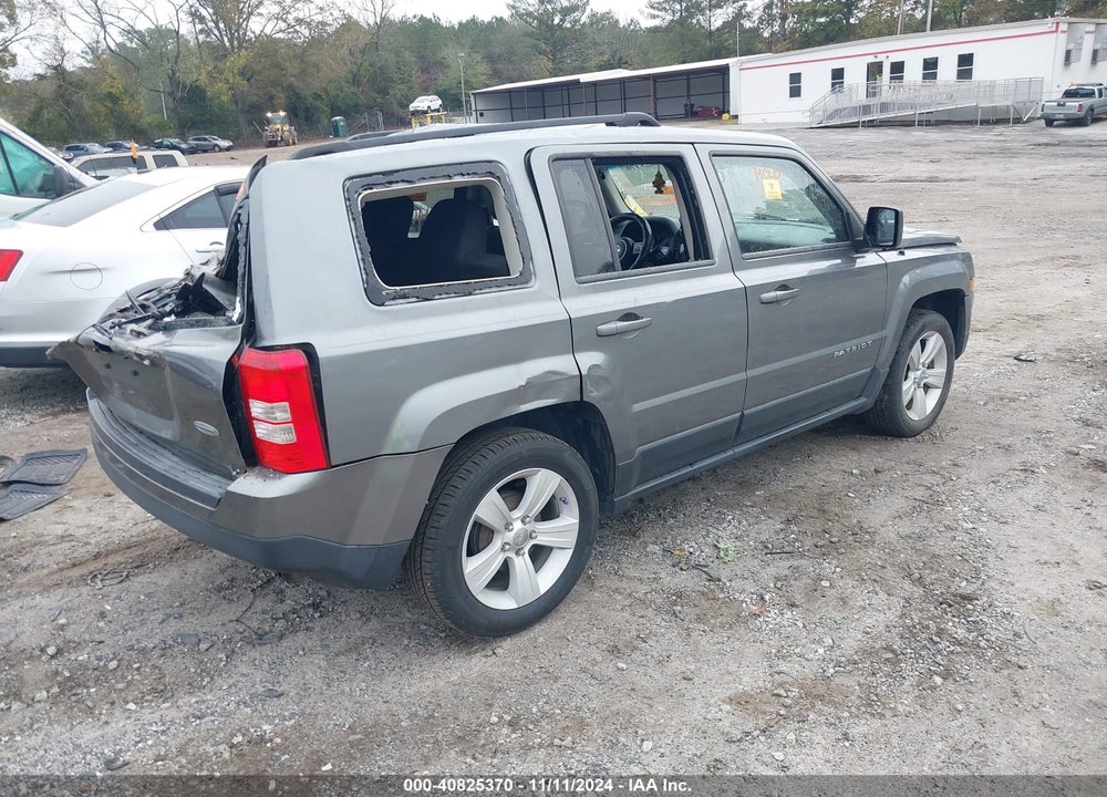 2012 JEEP PATRIOT LATITUDE VIN: 1C4NJPFA7CD623351