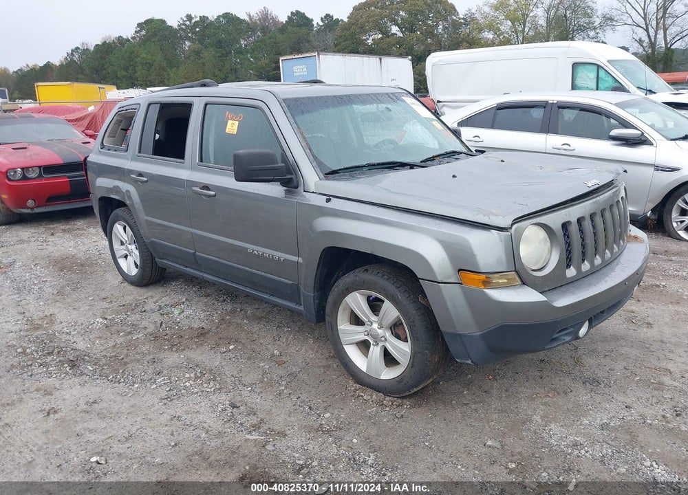2012 JEEP PATRIOT LATITUDE VIN: 1C4NJPFA7CD623351