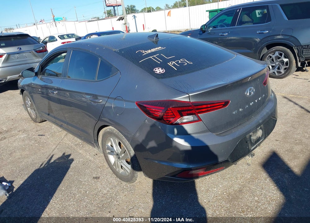 2019 HYUNDAI ELANTRA SEL VIN: 5NPD84LF8KH411220