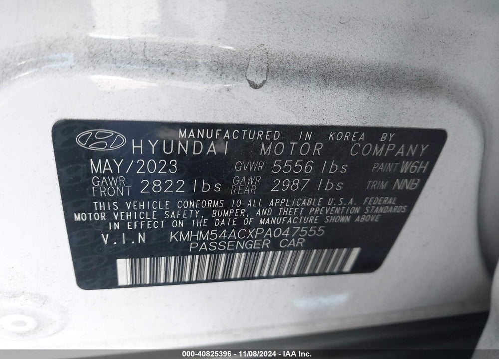 2023 HYUNDAI IONIQ 6 LIMITED VIN: KMHM54ACXPA047555