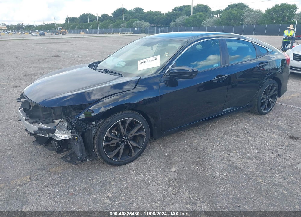 2019 HONDA CIVIC SPORT VIN: 2HGFC2F80KH572678