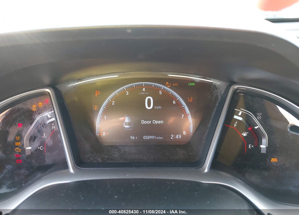 2019 HONDA CIVIC SPORT VIN: 2HGFC2F80KH572678