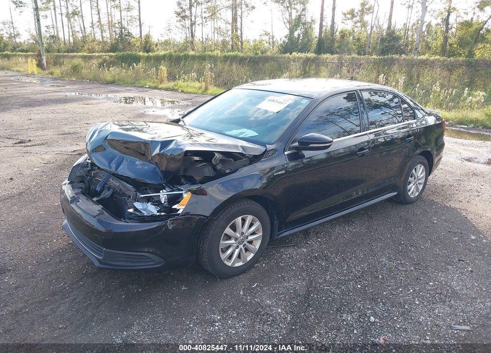2013 VOLKSWAGEN JETTA HYBRID SE VIN: 3VW637AJ1DM312894