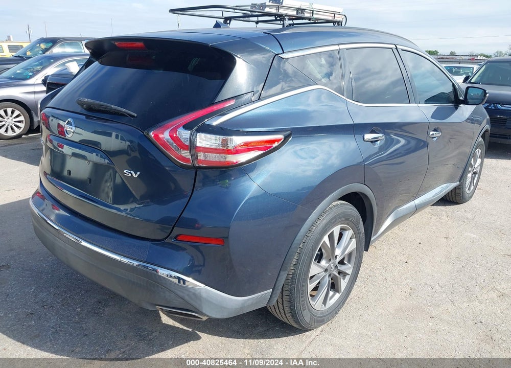 2015 NISSAN MURANO SV VIN: 5N1AZ2MG5FN252802