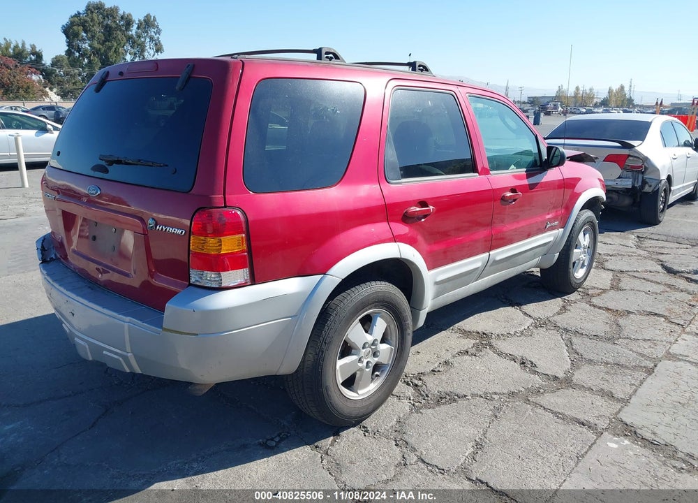 2006 FORD ESCAPE HYBRID VIN: 1FMCU96H86KA30634