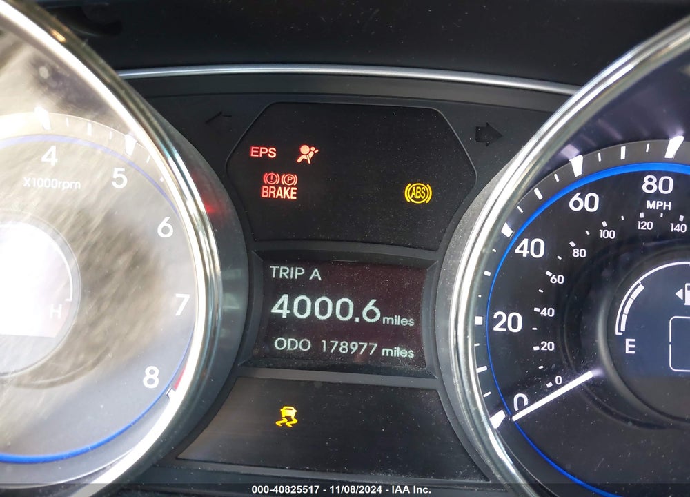 2012 HYUNDAI SONATA SE 2.0T VIN: 5NPEC4AB9CH365532