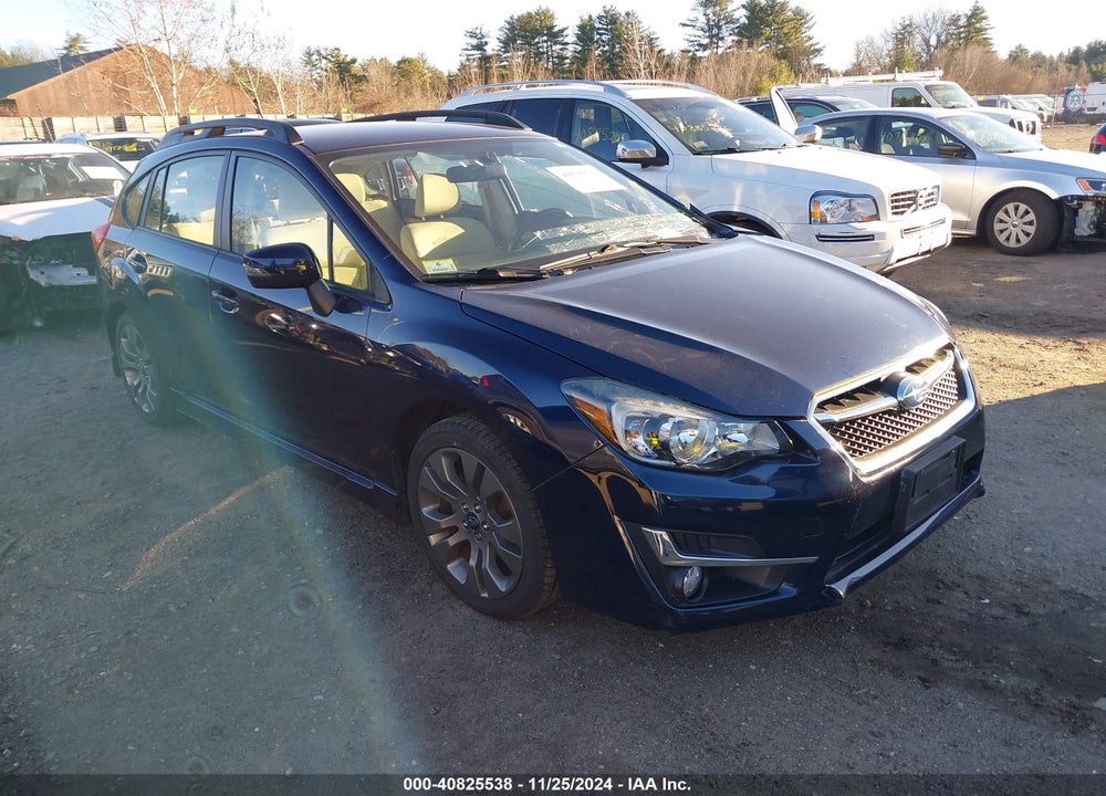 2016 SUBARU IMPREZA 2.0I SPORT PREMIUM VIN: JF1GPAP6XGG250220