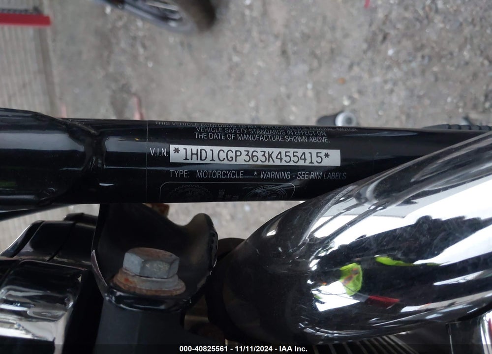 2003 HARLEY-DAVIDSON XL1200 C VIN: 1HD1CGP363K455415