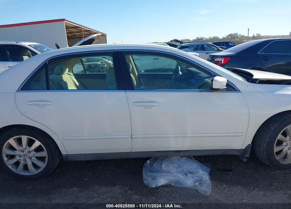 2007 HONDA ACCORD 3.0 SE VIN: 1HGCM66497A030036