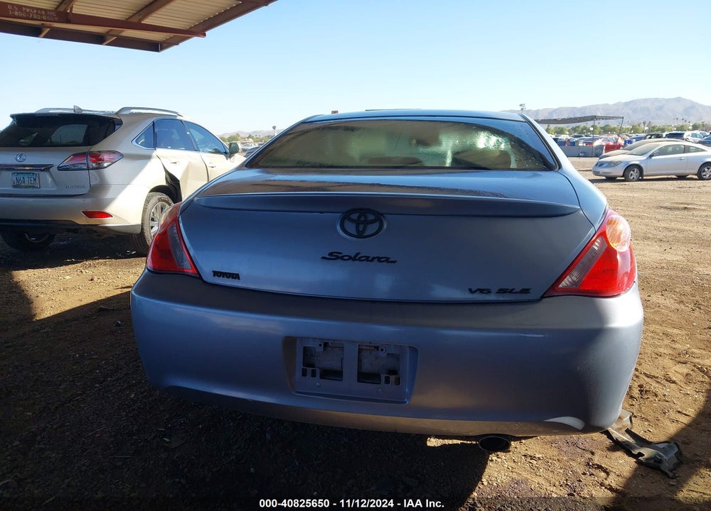 2005 TOYOTA CAMRY SOLARA SLE V6 VIN: 4T1CA38PX5U052907