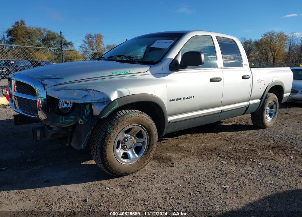 2002 DODGE RAM 1500 ST VIN: 1D7HA18N02S593006