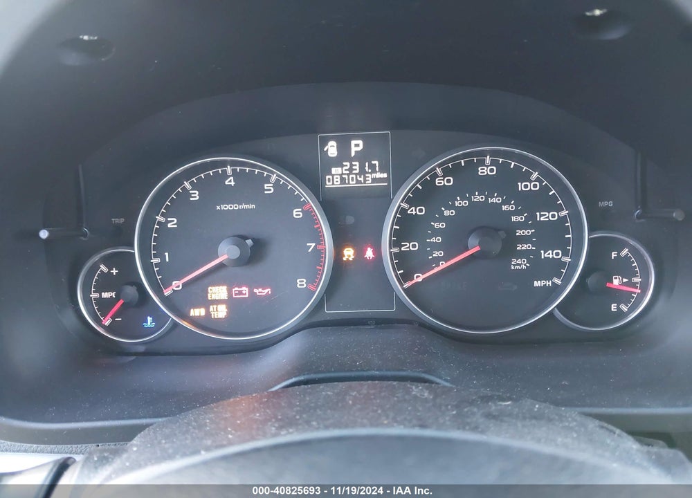 2014 SUBARU OUTBACK 2.5I PREMIUM VIN: 4S4BRBDC6E3322335