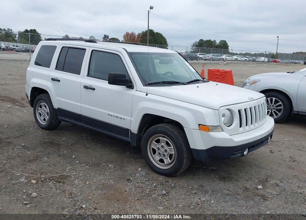 2016 JEEP PATRIOT SPORT VIN: 1C4NJPBB7GD547828