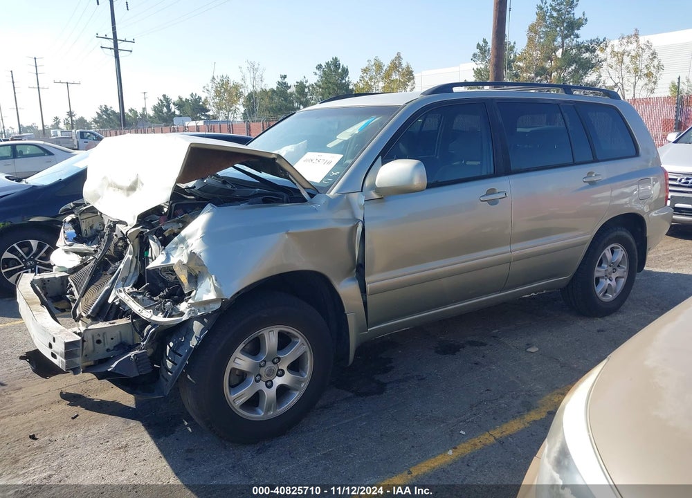 2003 TOYOTA HIGHLANDER V6 VIN: JTEGF21A130115786