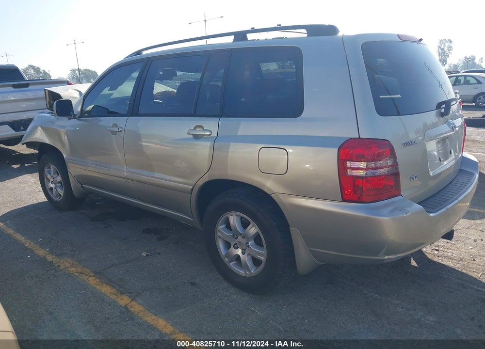 2003 TOYOTA HIGHLANDER V6 VIN: JTEGF21A130115786