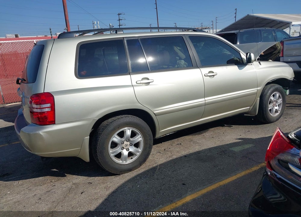 2003 TOYOTA HIGHLANDER V6 VIN: JTEGF21A130115786