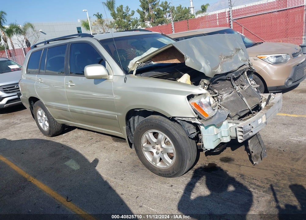 2003 TOYOTA HIGHLANDER V6 VIN: JTEGF21A130115786