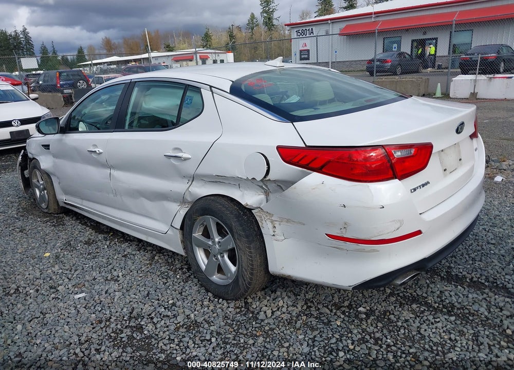 2015 KIA OPTIMA LX VIN: KNAGM4A73F5656322