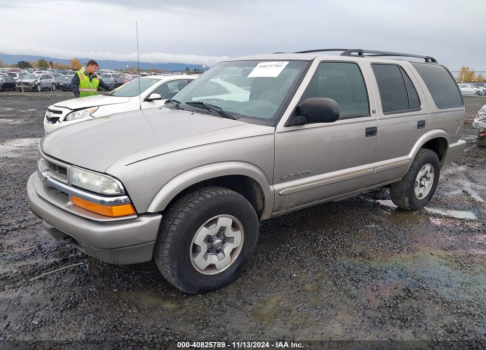 2002 CHEVROLET BLAZER LS VIN: 1GNDT13W52K211787