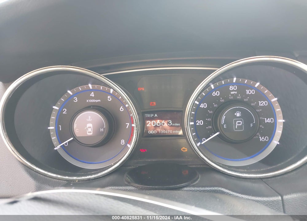 2011 HYUNDAI SONATA GLS VIN: 5NPEB4AC2BH096381