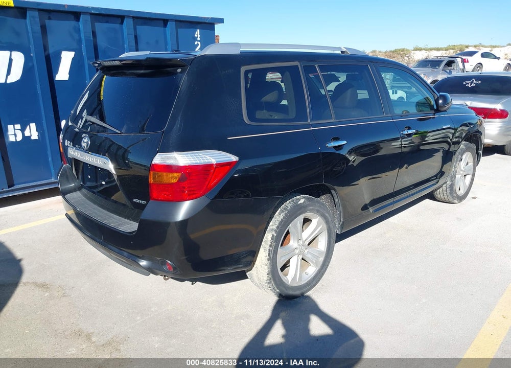 2010 TOYOTA HIGHLANDER LIMITED VIN: 5TDDK3EH7AS030865