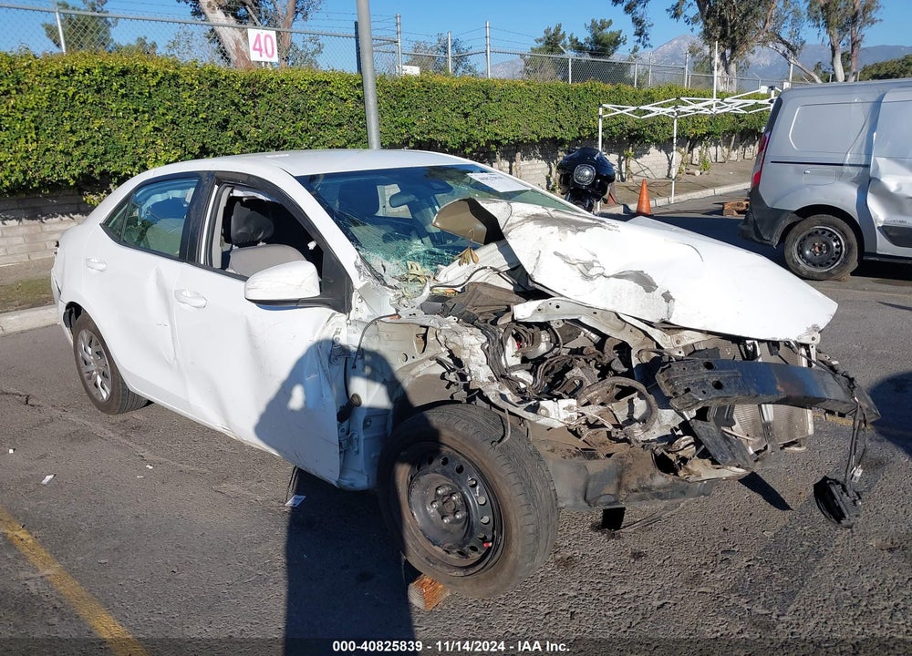 2019 TOYOTA COROLLA LE VIN: 5YFBURHE0KP918650