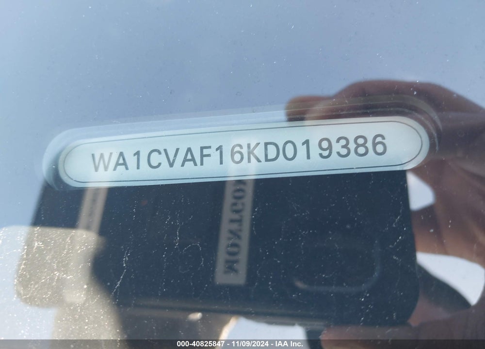 2019 AUDI Q8 55 PREMIUM VIN: WA1CVAF16KD019386