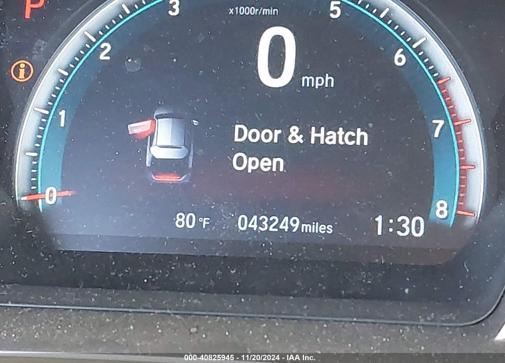 2020 HONDA CIVIC EX VIN: SHHFK7H68LU218942