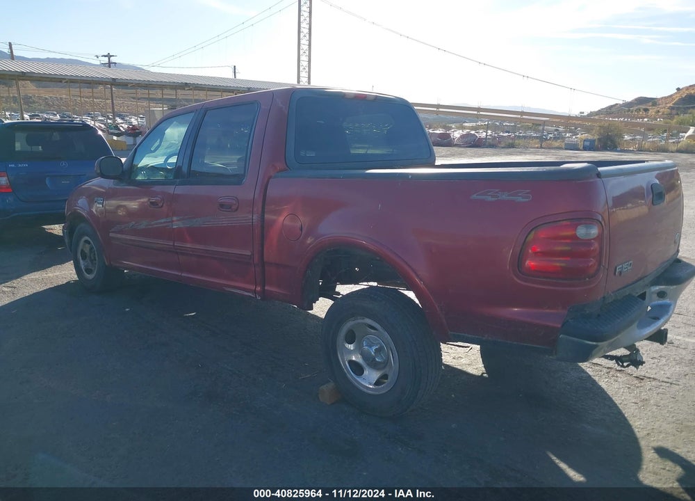 2001 FORD F-150 VIN: 1FTRW08W31KA85632