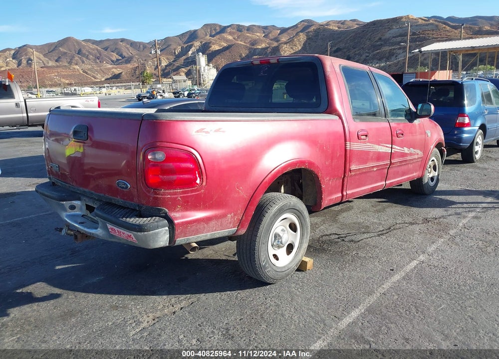 2001 FORD F-150 VIN: 1FTRW08W31KA85632
