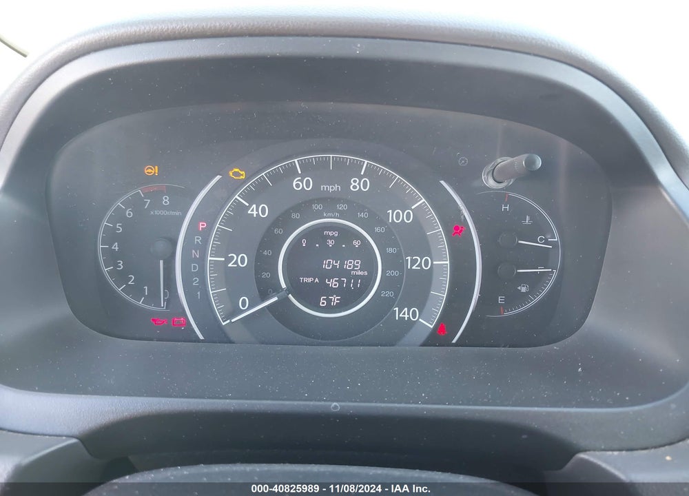 2012 HONDA CR-V EX-L VIN: 5J6RM3H78CL041665