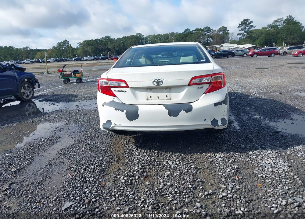 2012 TOYOTA CAMRY LE VIN: 4T1BF1FK3CU538934