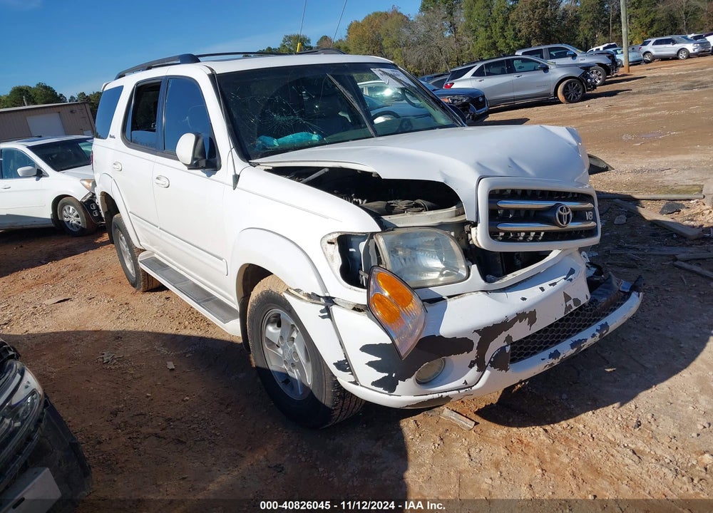 2001 TOYOTA SEQUOIA LIMITED V8 VIN: 5TDBT48A41S027320